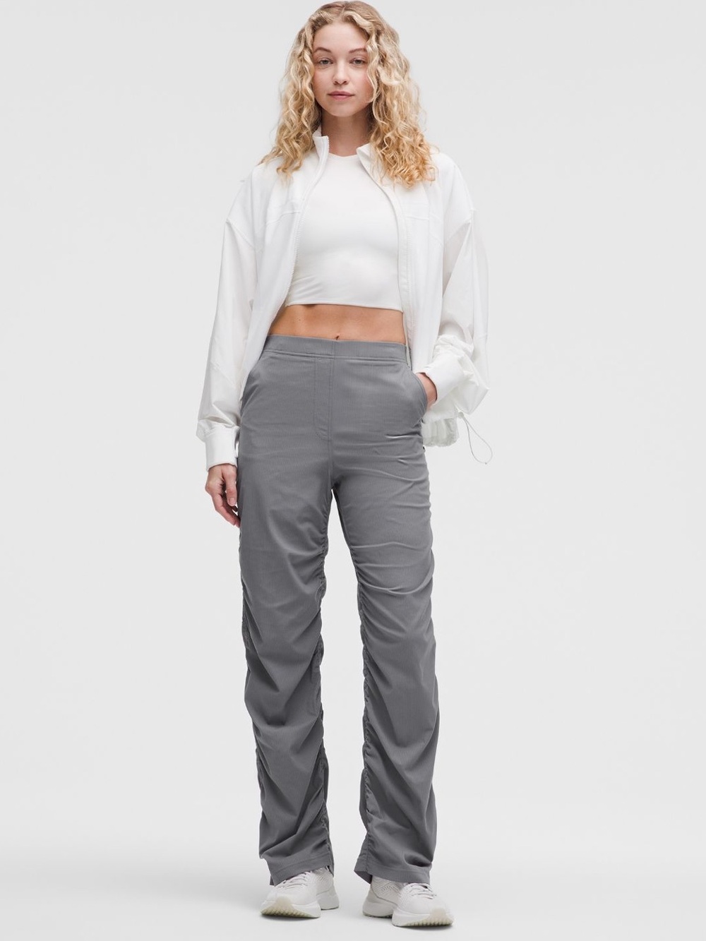 Lululemon Dance Studio Slim-Fit High Rise Flared Pant Size X-Small in Solar Grey